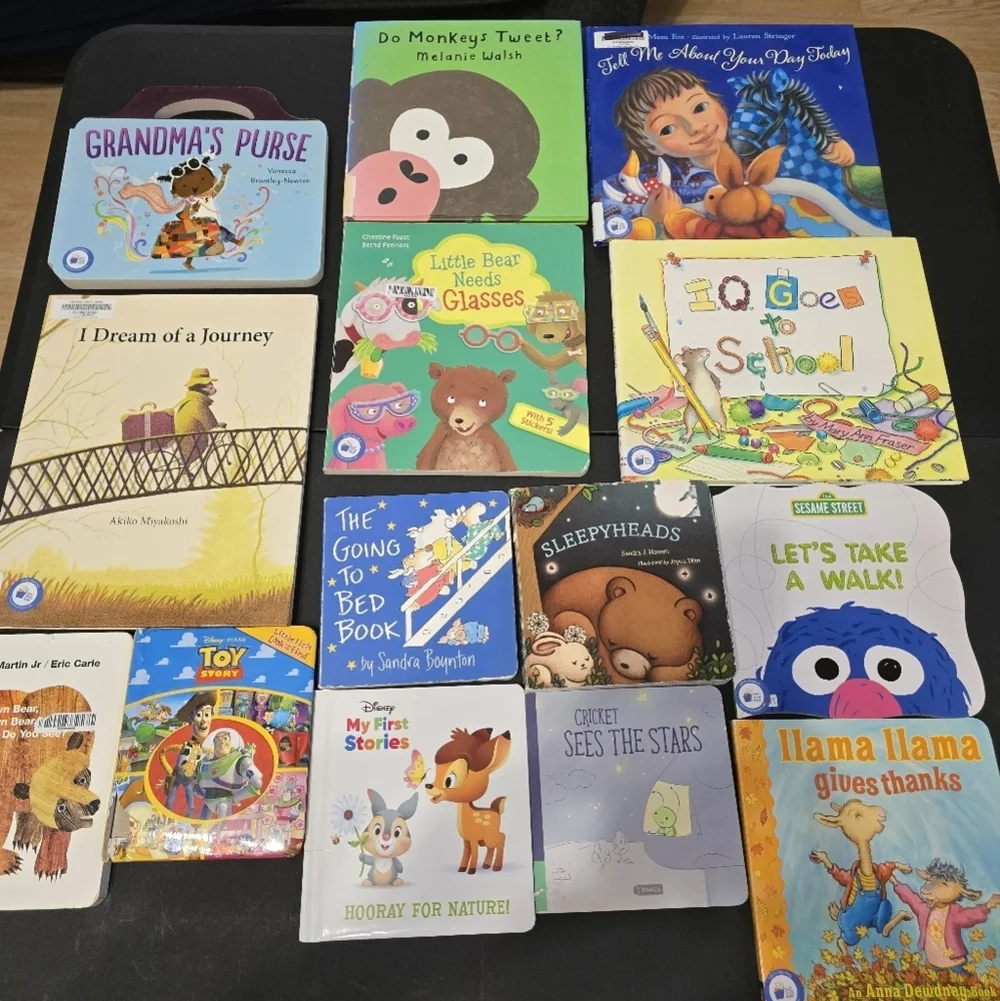 Kids Book Lot Of 14 Hardcover And Board Books